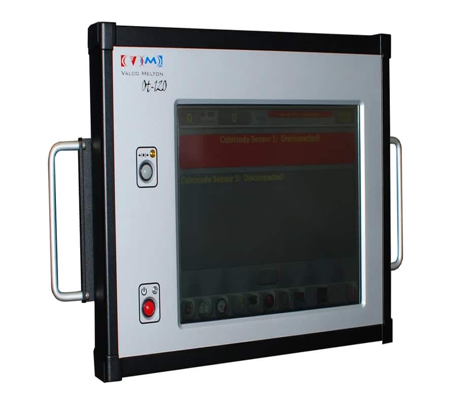 Industrial control touchscreen interface display