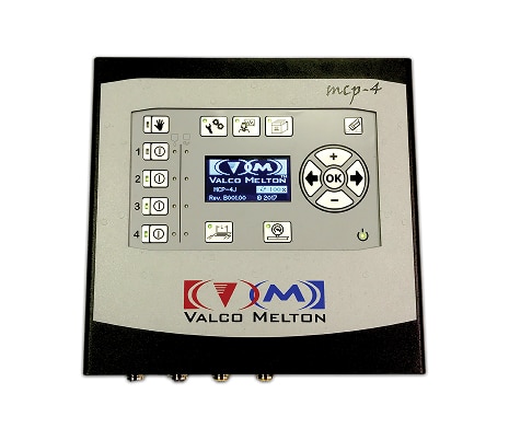 Electronic control panel with display